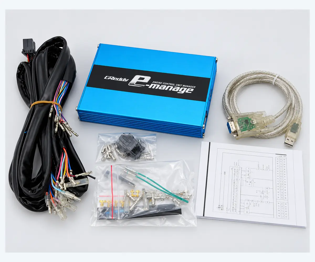 Universal piggyback ECU complete kit with controller and wiring harness