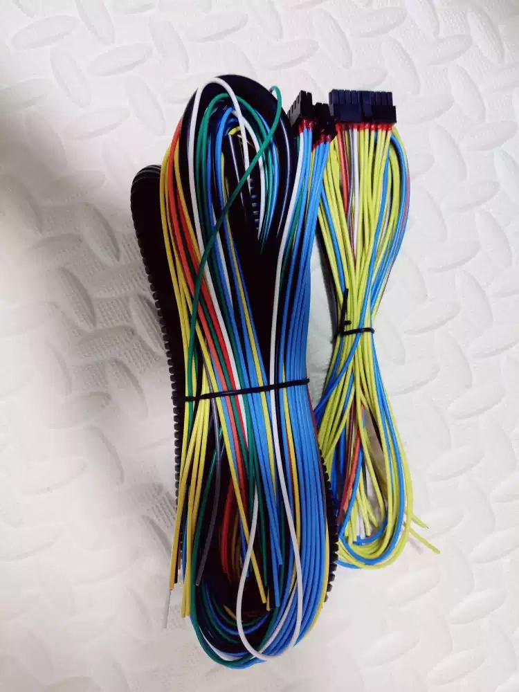 AEM F/IC-8 multicolor wiring harness and ECU connectors
